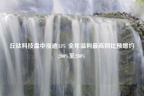 丘钛科技盘中涨逾13% 全年溢利最高同比预增约200%至280%